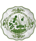 VIDA Faenza Round Platter 13" Green & White