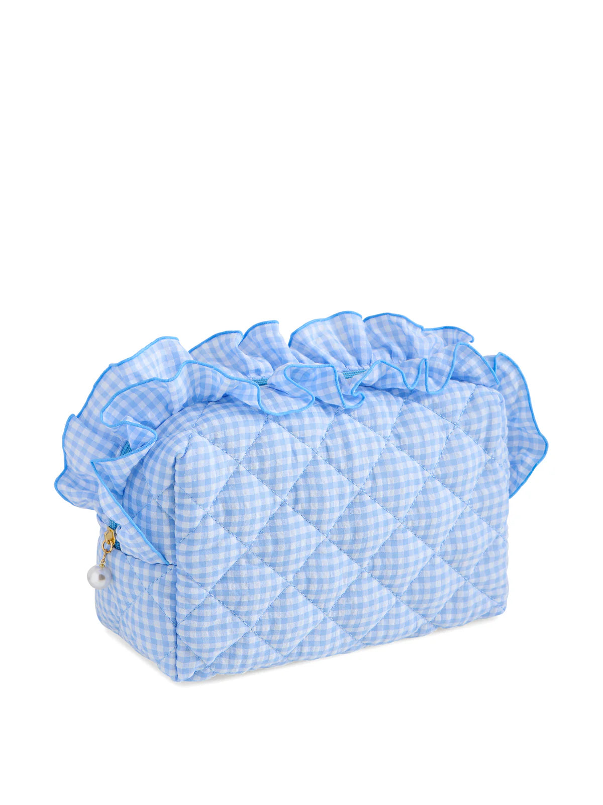 Fancy Large Zip Pouch Sky