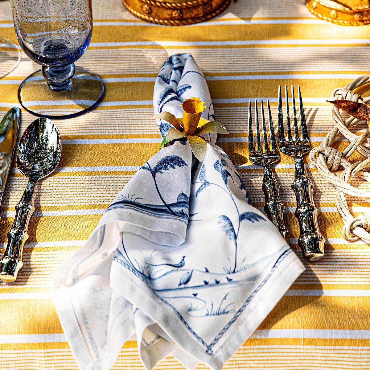 Country Estate Napkin Set/4 Delft Blue