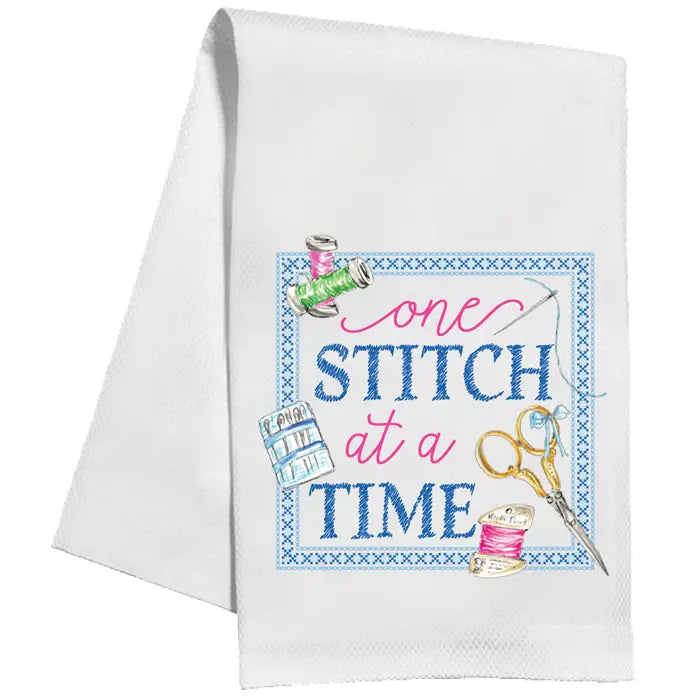 One Stitch At Time Towel