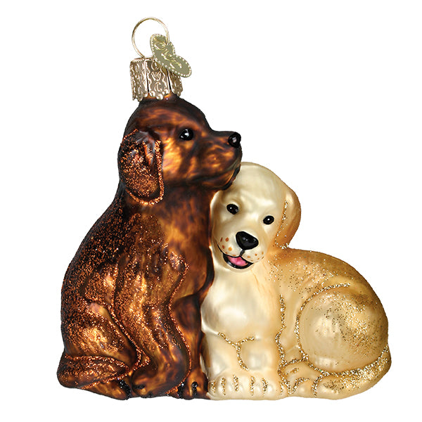 Puppy Love Christmas Ornament