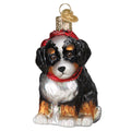 Bernedoodle Puppy Christmas Ornament