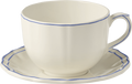 Filet Blue Jumbo Cup & Saucer