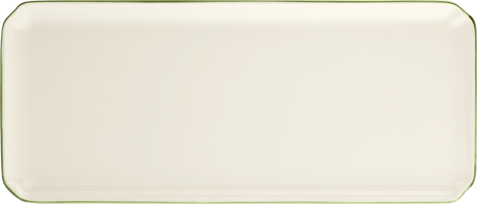 Filet Green Oblong Serving Tray