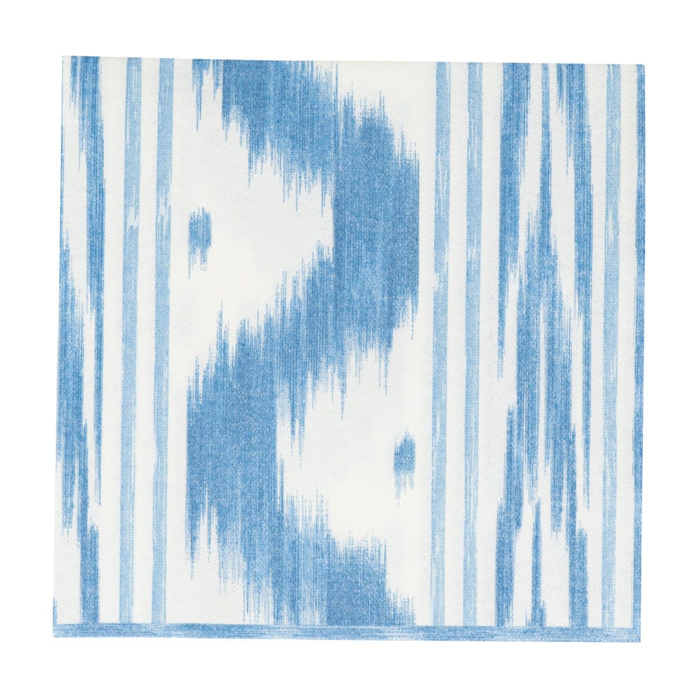 Toile De Nantes Blue-Paper Linen Napkin Airlaid Luncheon-15 In