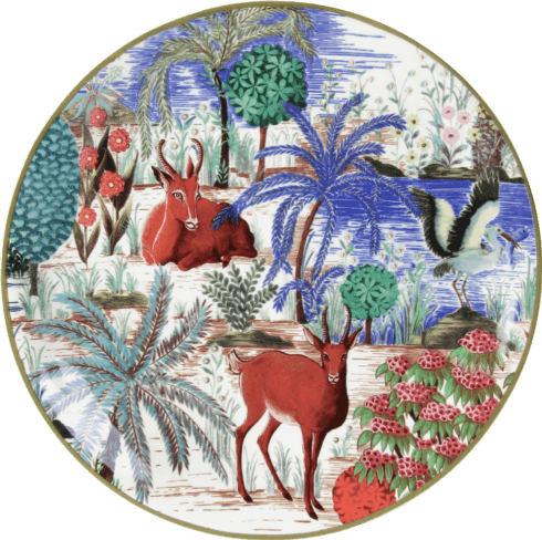 Canape Plates Assorted – Jardin du Palais (Set of 4)