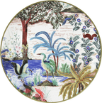 Canape Plates Assorted – Jardin du Palais (Set of 4)