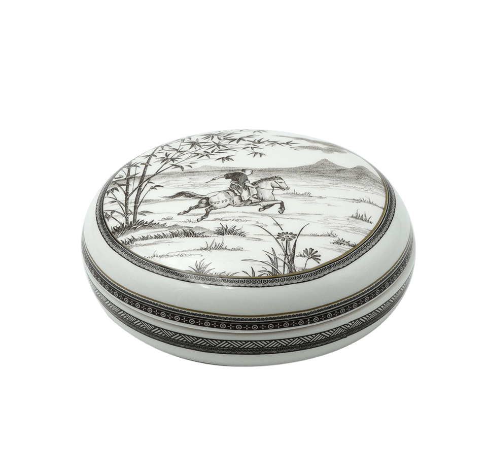 Round Candy Box – Cavalier des Steppes