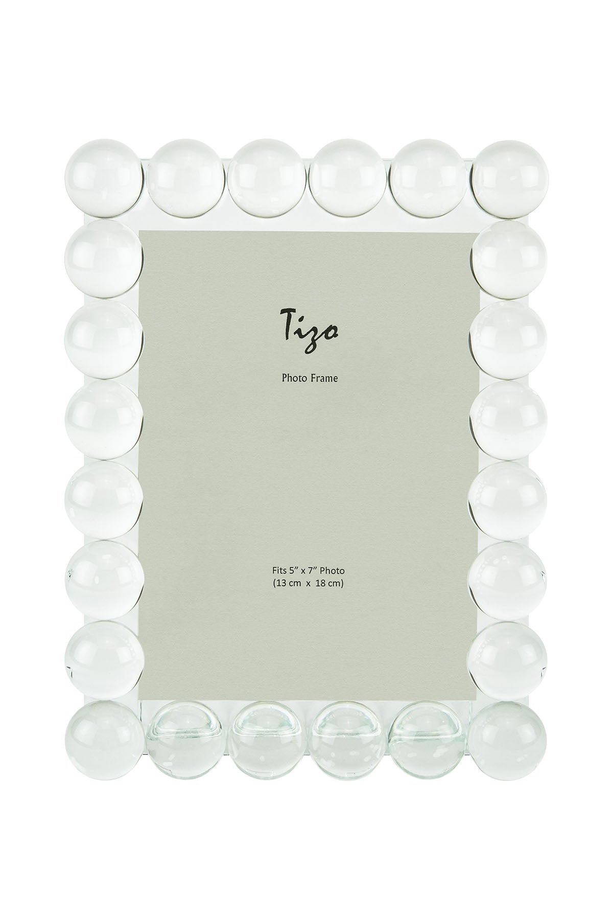 4x4 Crystal Glass Frame - Single Ball