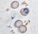 Strata Coaster Set of 4 - Beige/Taupe