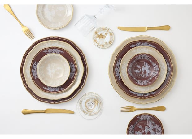 Oriente Italiano Castagna Dessert Plate