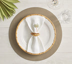 Bamboo Trinity Napkin Ring in Natural