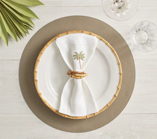 Bamboo Trinity Napkin Ring in Natural