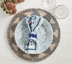 Sea Stone Napkin Ring in Navy