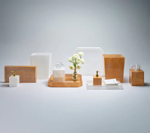 Reed Tissue Box – White