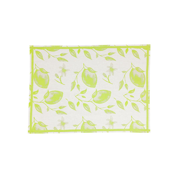 Strofinaccio Green Lemons Dish Towels – Set of 2