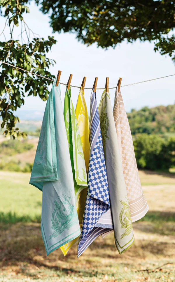 Strofinaccio Green Lemons Dish Towels – Set of 2