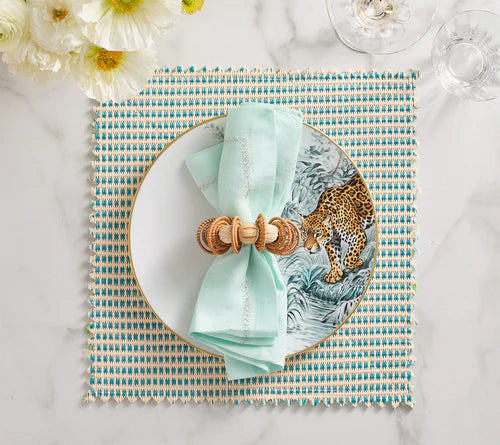 Calypso Napkin Ring in Natural/Brown