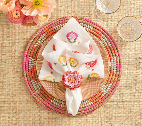 Pareo Napkin Ring – Pink/Orange