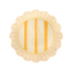 Cabana Stripe Melamine Dessert Plates Set of 4 – Sunshine