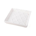 White Cocktail Napkin Tray