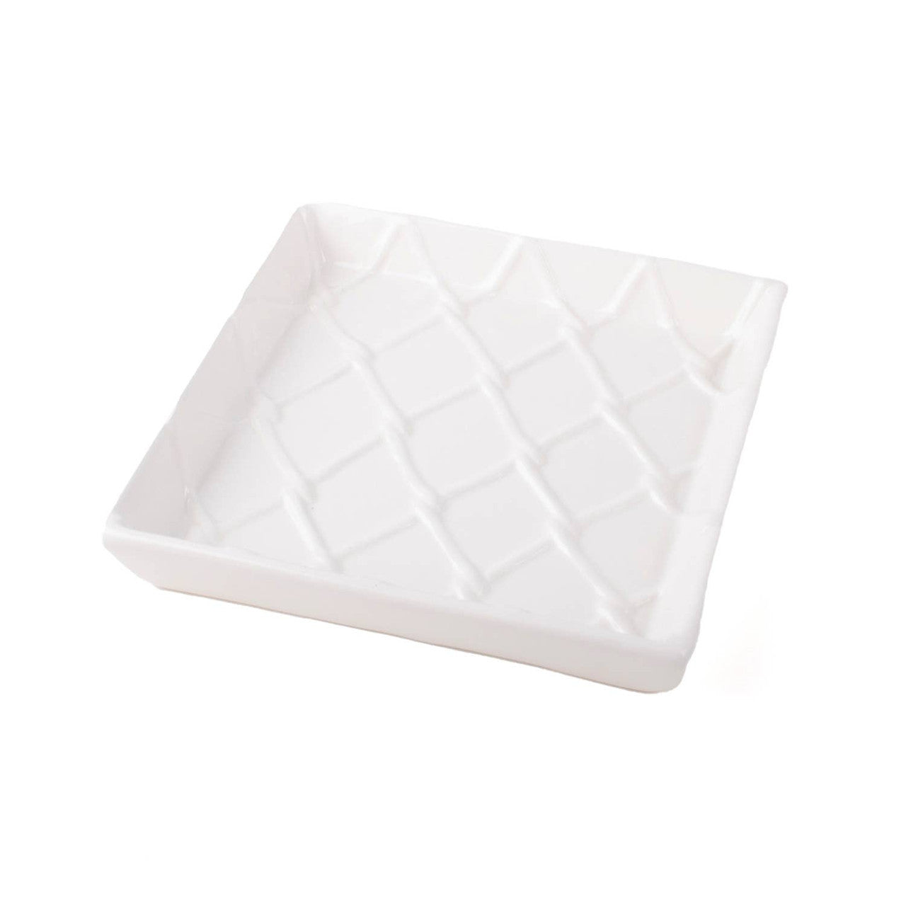 White Cocktail Napkin Tray
