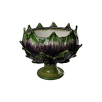 Planter Artichoke Footed Painted