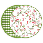 VIDA Norelle Reversible 15.5" Round Placemats (Set of 4)