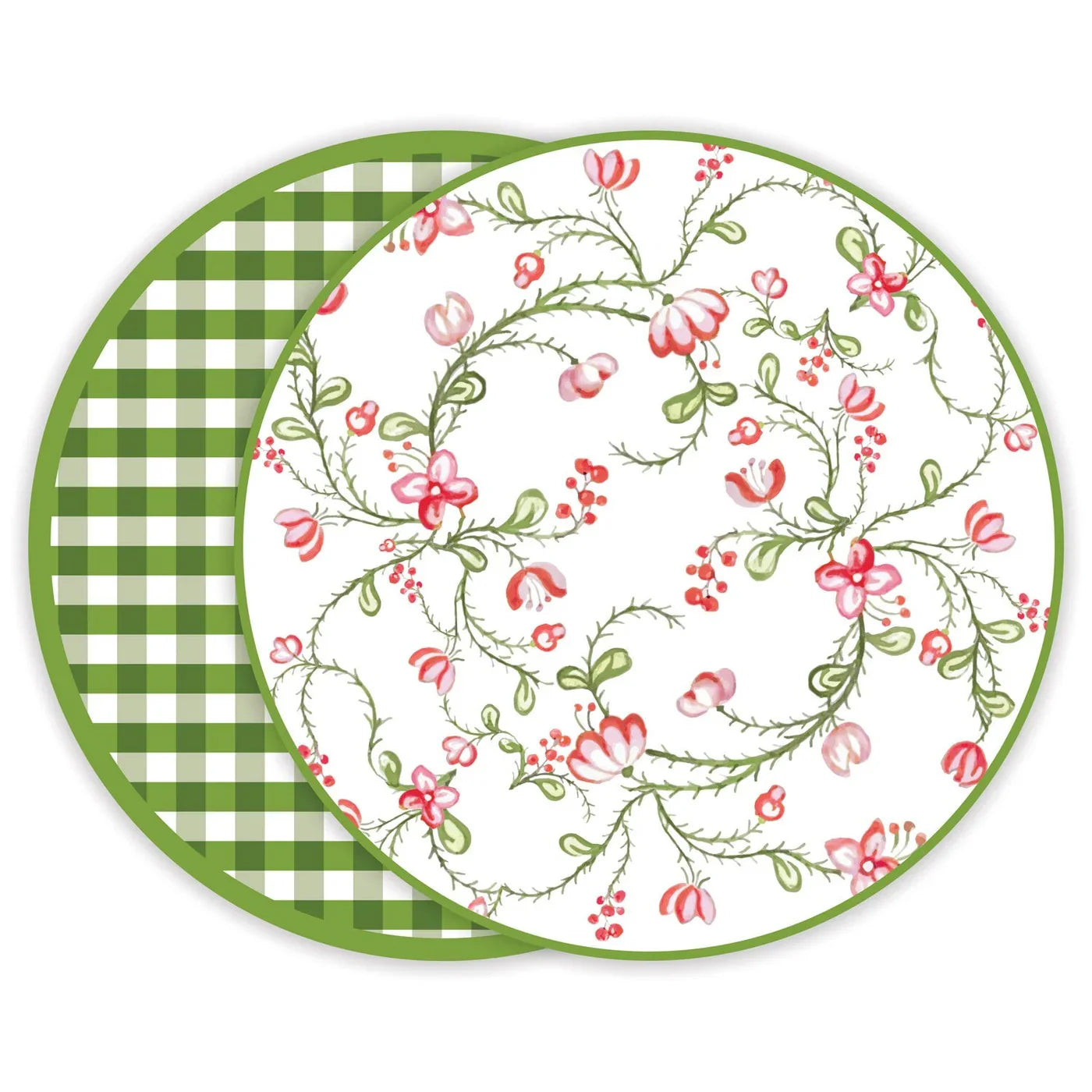 VIDA Norelle Reversible 15.5" Round Placemats (Set of 4)