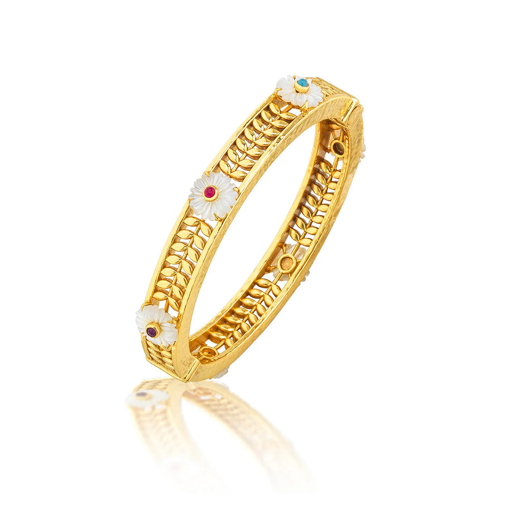 Villandry Fleur Vine Hinged Bangle Multi