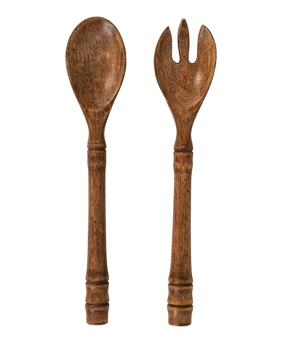 Bilbao Wood Salad Servers