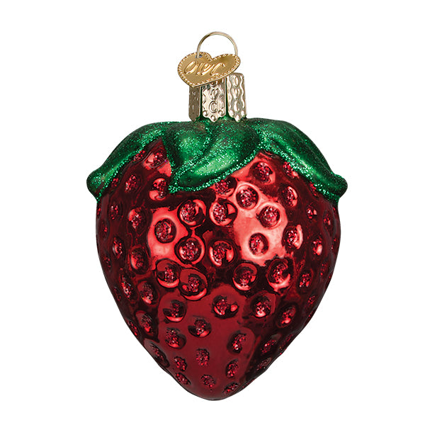 Summer Strawberry Christmas Ornament