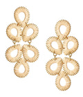 Ginger Straw Earring