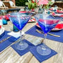 Midnight City Cocktail Napkins & Stand