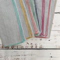 S/8 Gray Seersucker Napkins