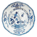 VIDA Faenza 11" Dinner Plates (Set of 4, White & Blue)