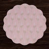 VIDA Chinoiserie Reversible Round Placemats Set of 4 (Pink & White)