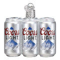 Coors Light Six Pack Christmas Ornament