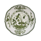 VIDA Faenza 11" Dinner Plate Set of 4 (White & Green)