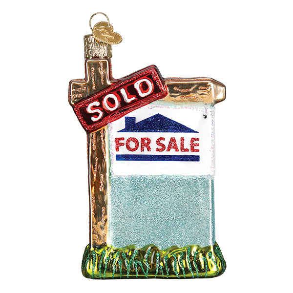 Realty Sign Christmas Ornament