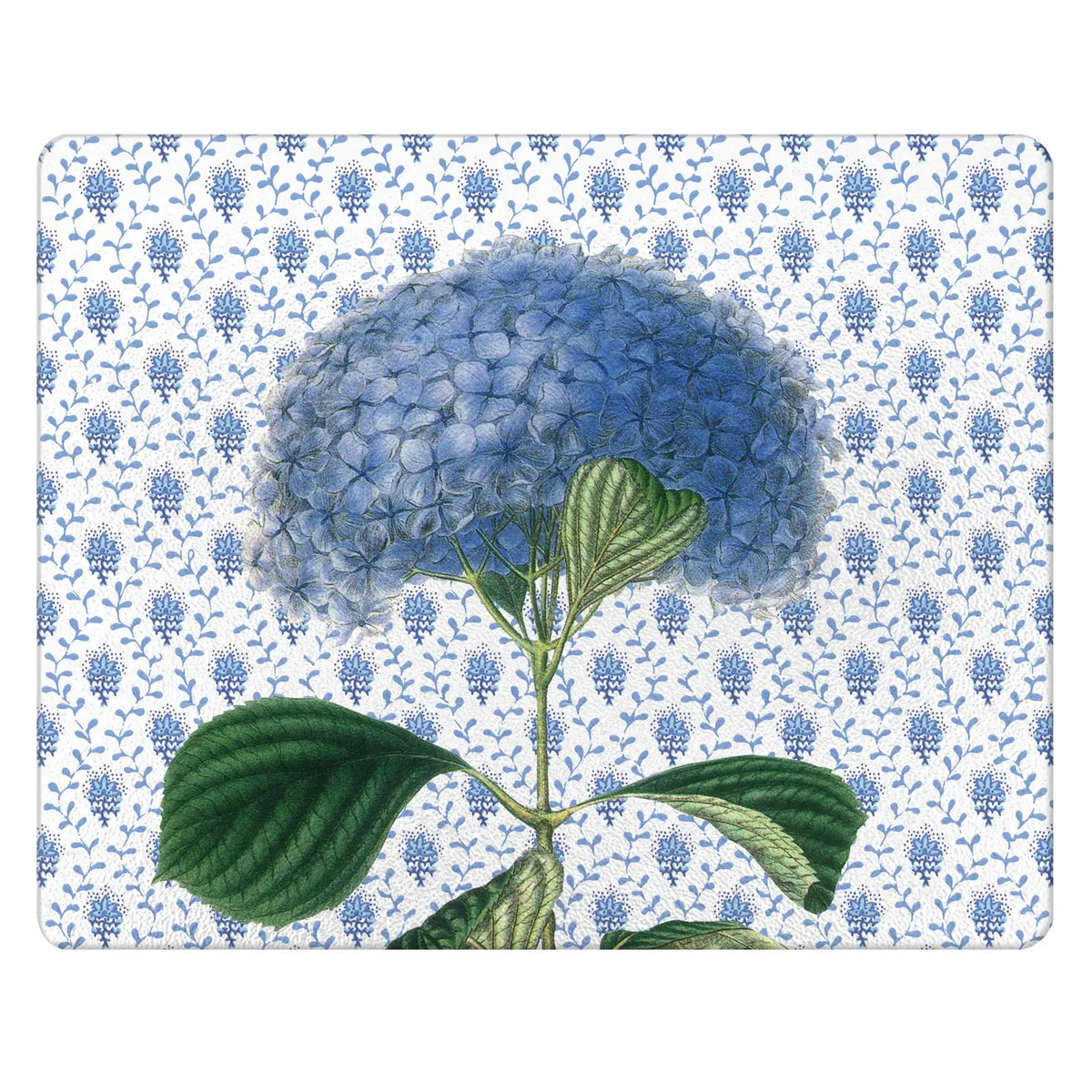 Blue Hydrangea Cutting Board