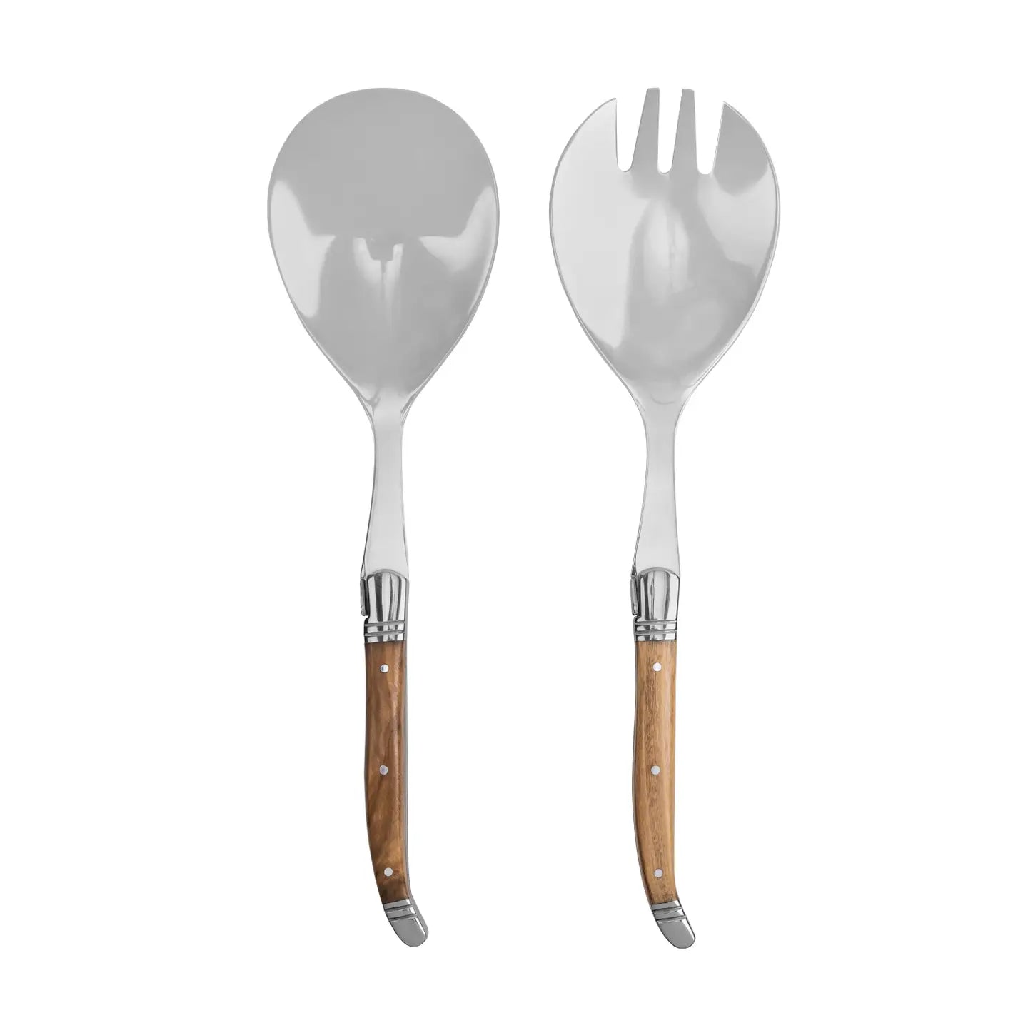 Laguiole Connoisseur Olivewood Salad Servers – Set of 2