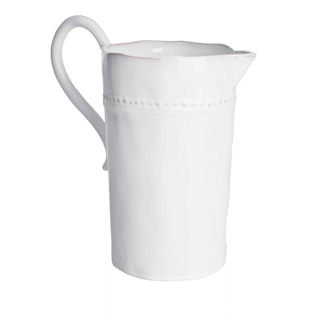Pitcher French Charlot Beaded Rim