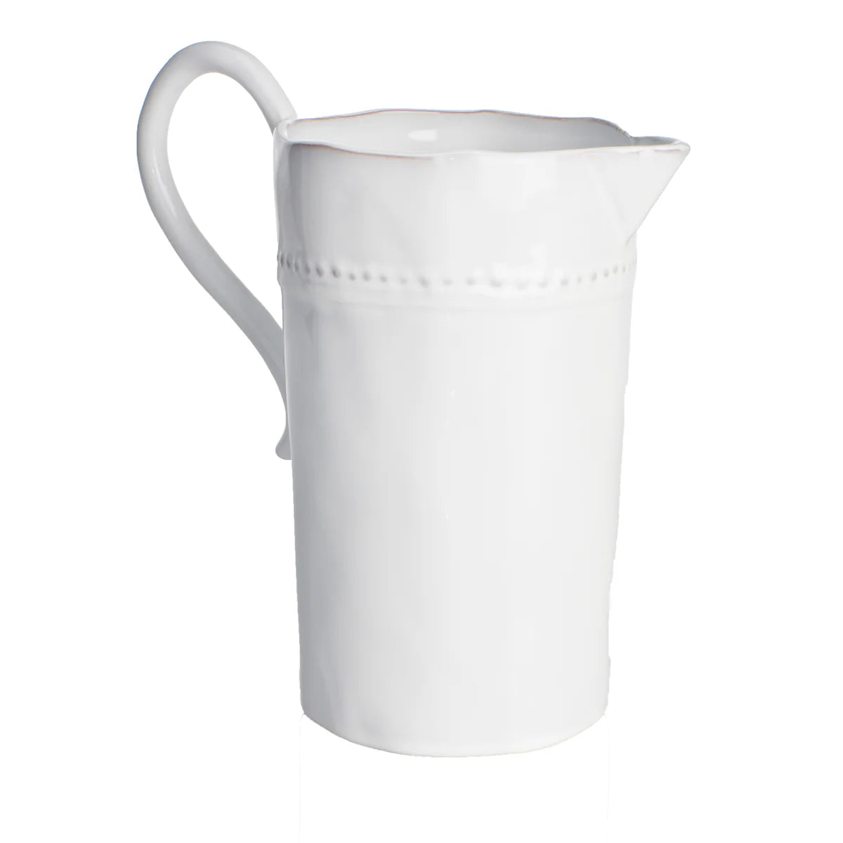 Pitcher French Charlot Beaded Rim