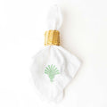 S/6 Deco Palm Napkins