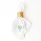 S/6 Deco Palm Napkins