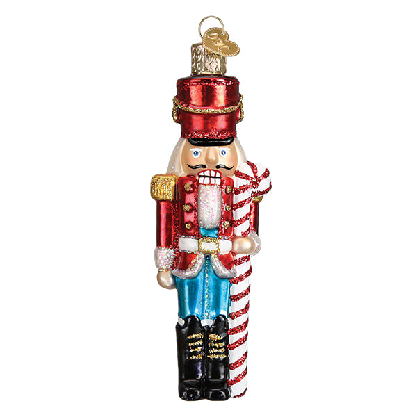 Peppermint Nutcracker Christmas Ornament