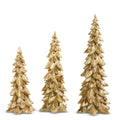 17.5" Gold Trees
