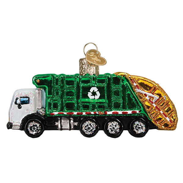 Garbage Truck Christmas Ornament