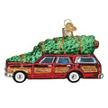 Station Wagon with Tree Christmas Ornament